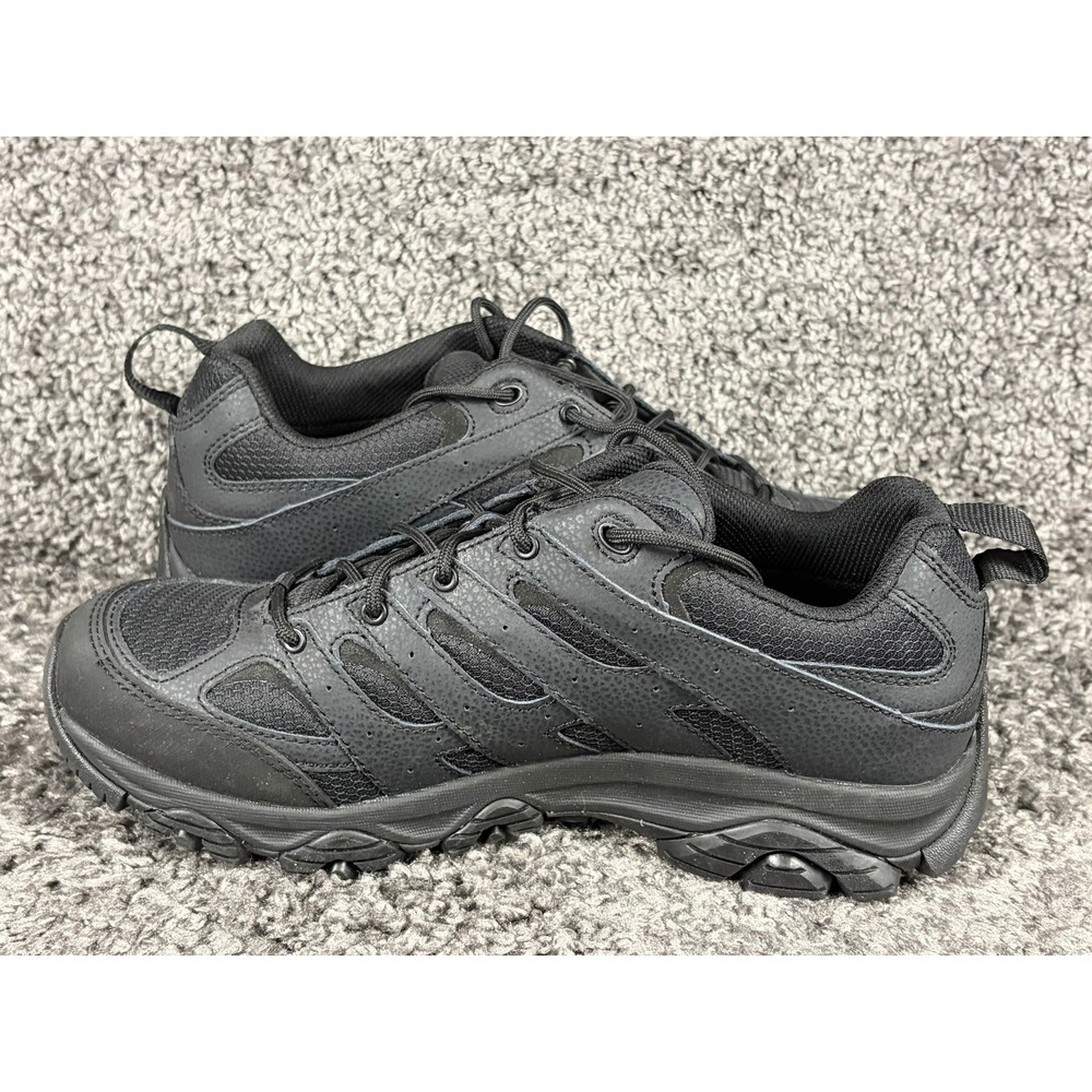 Merrell Moab 2 Tactical Mens 11.5 Black Hiking Shoes J003909 Vibram Comfort Base - Picture 4 of 9